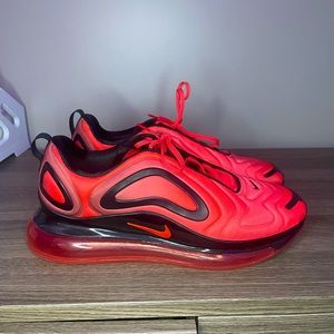 Nike Air Max 720 Red Black Men's Shoes Size 11.5